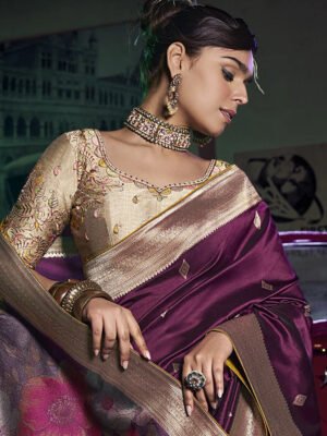 Moonlight Muse – Shimmery Evening Saree